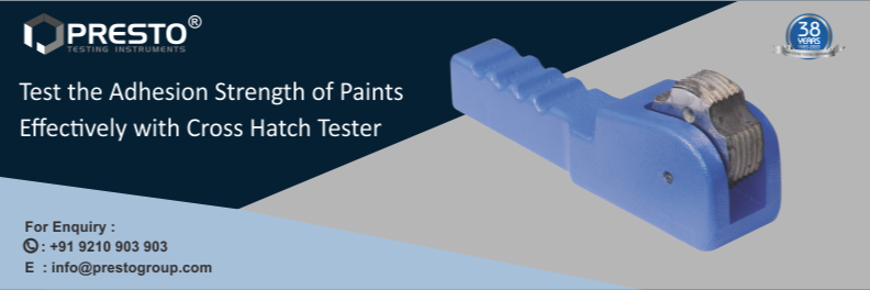 Test The Adhesion Strength Of Paints Effectively With Cross Hatch Tester